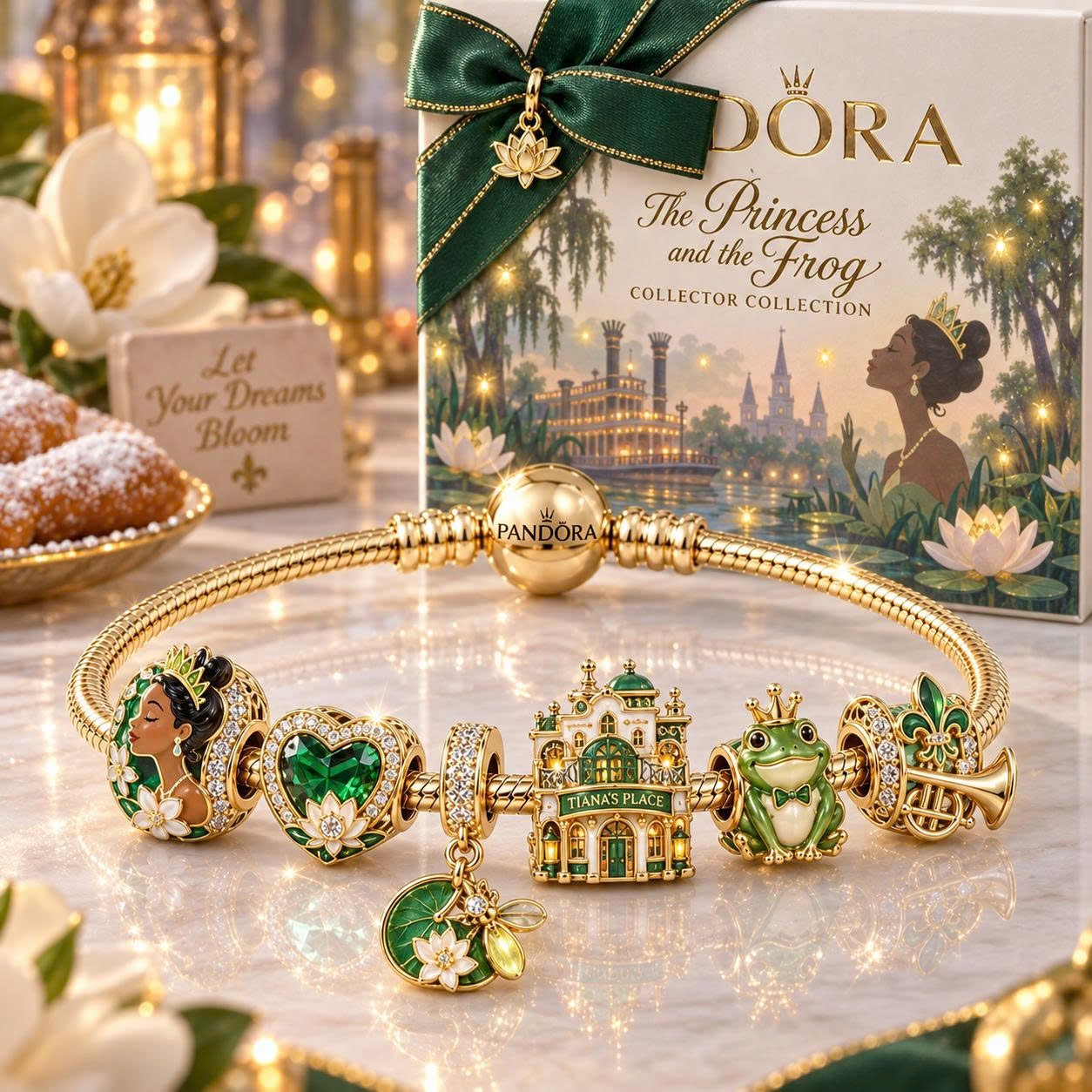 PFRG Gold Charm Bracelet Set VTH