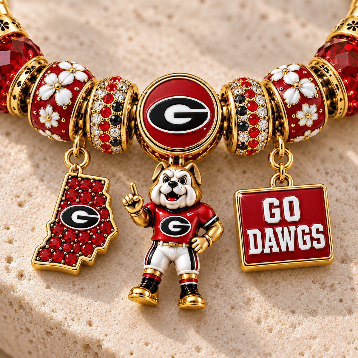 GGBD Gold Charm Bracelet Set NHVH