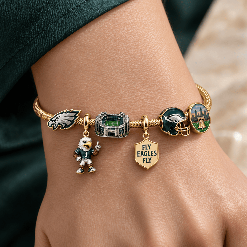 PLDE Gold Charm Bracelet Set HQH