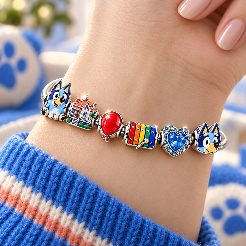 BLY Silver Charm Bracelet Set PNPA