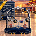 TRUCK Silver Charm Bracelet Set TMH