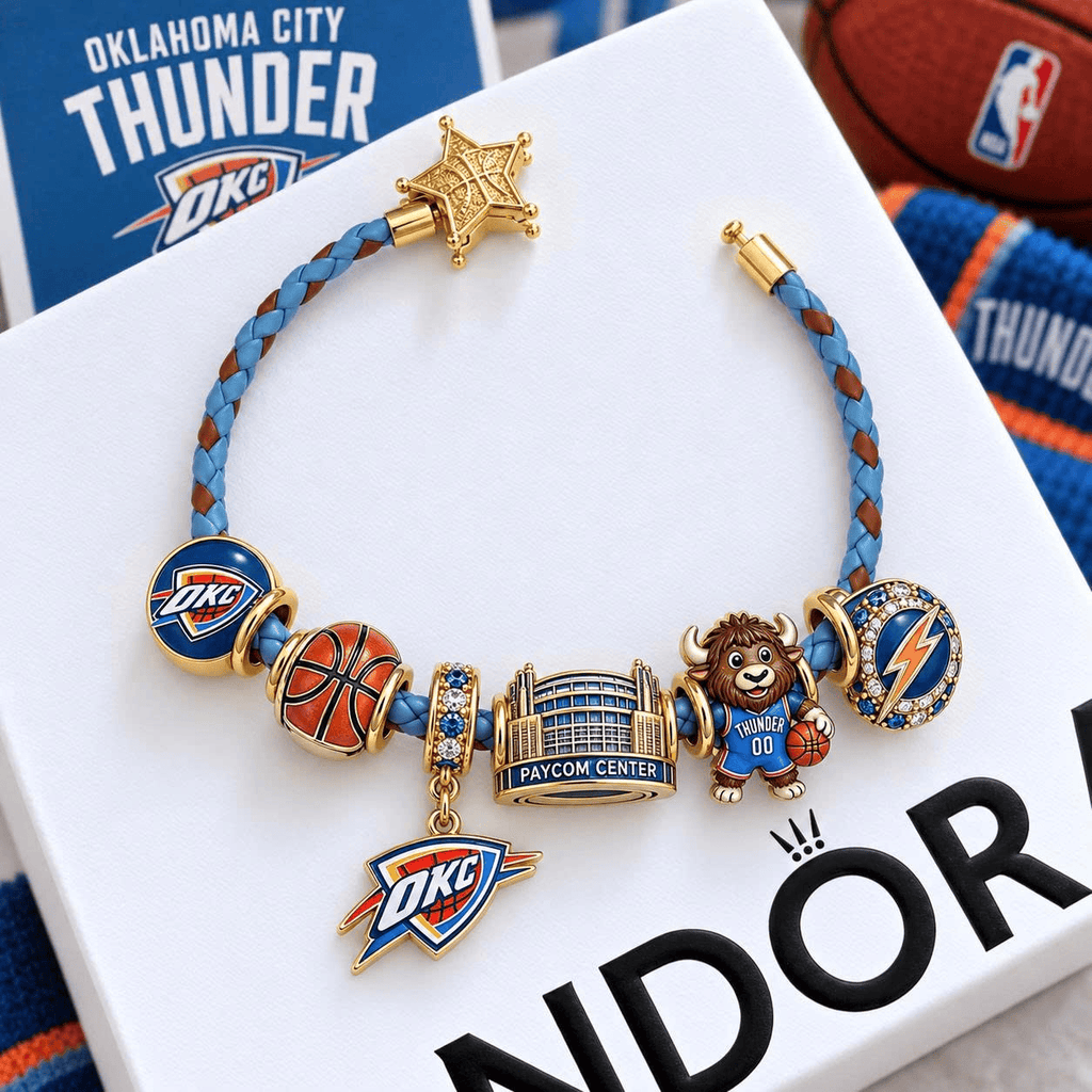 OCT Braided Leather Charm Bracelet Set VTH