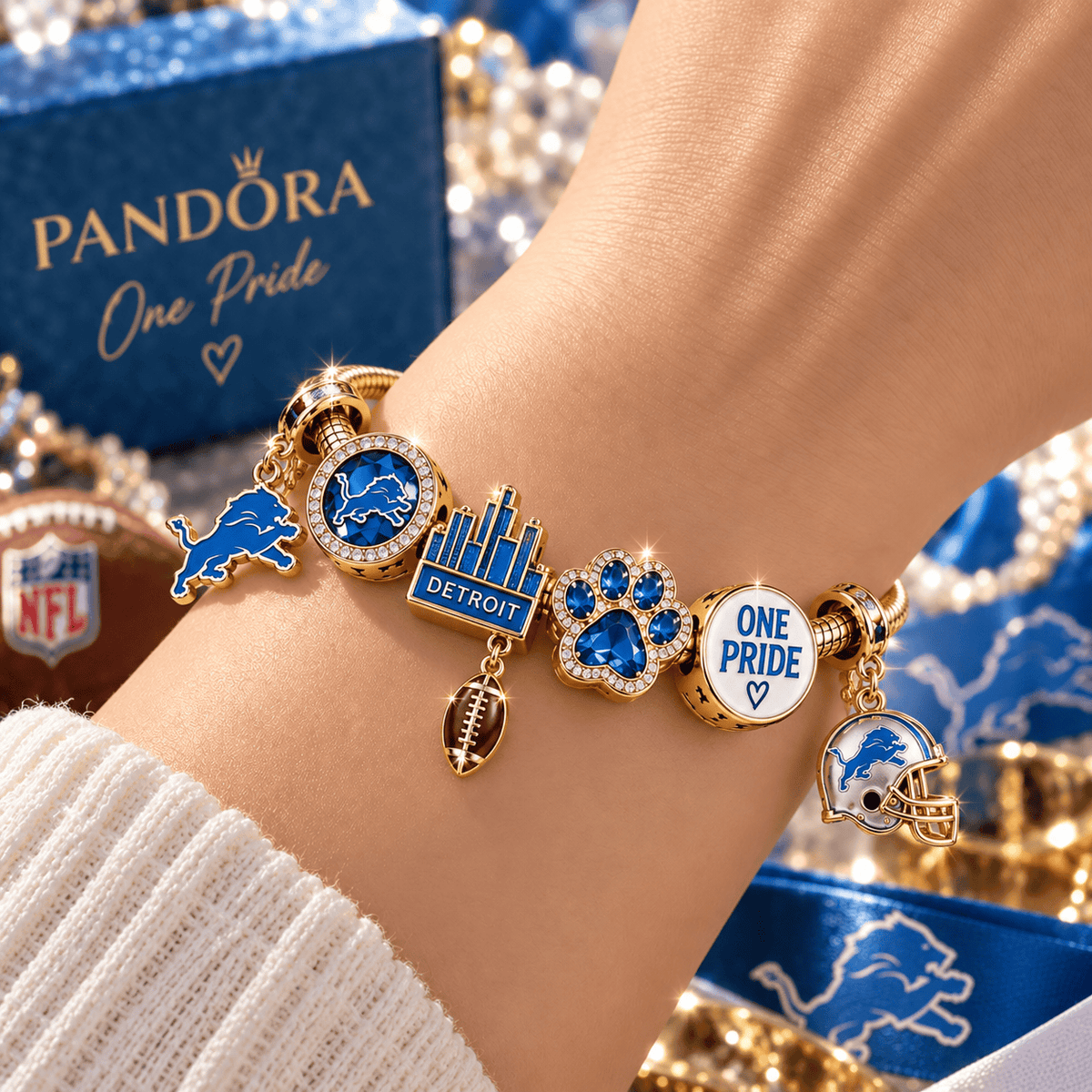 DTLN Gold Charm Bracelet Set TTN